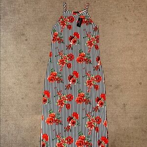 open lace back dress Miss Circle Women Patricia Burgundy Leopard Burnout Velvet Mesh Backless Maxi Dress main image 0